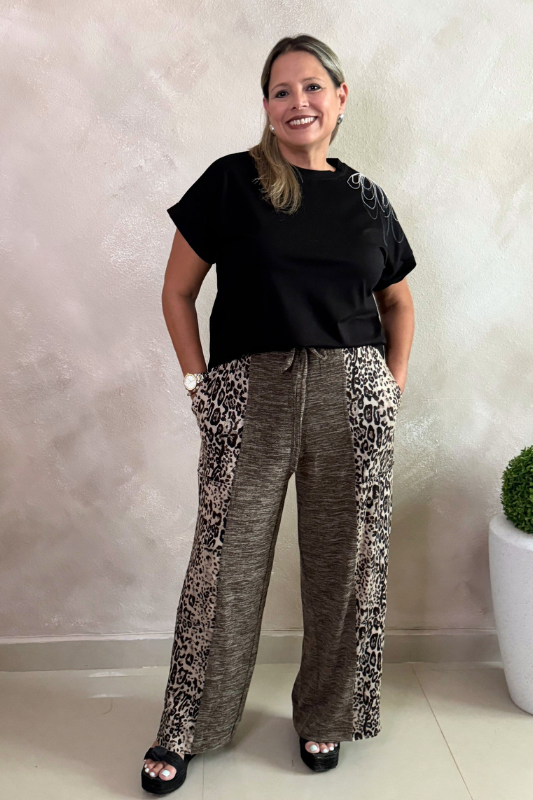 Two Tones Leopardo Pants