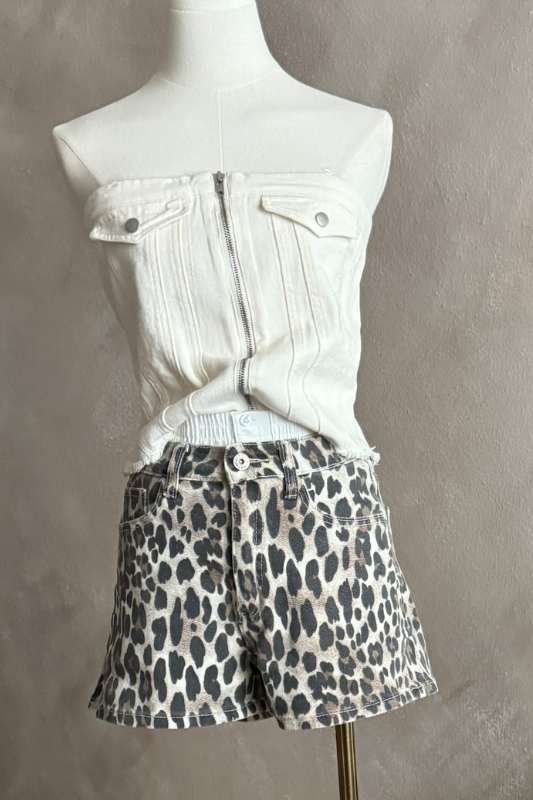 Leopard shorts