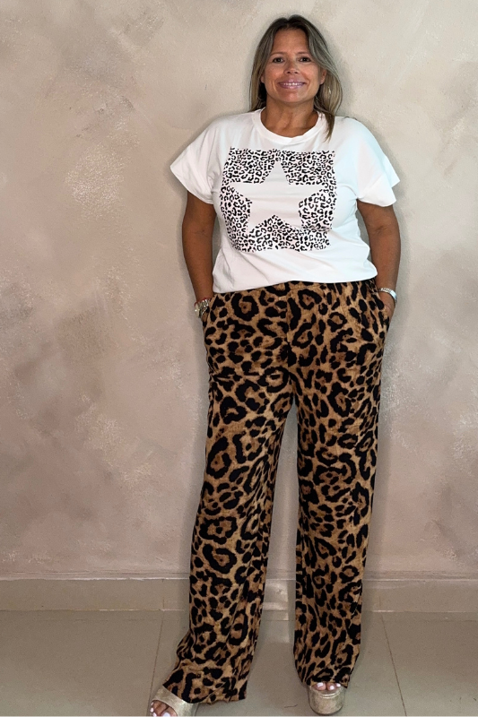 Star Animal Print TShirt