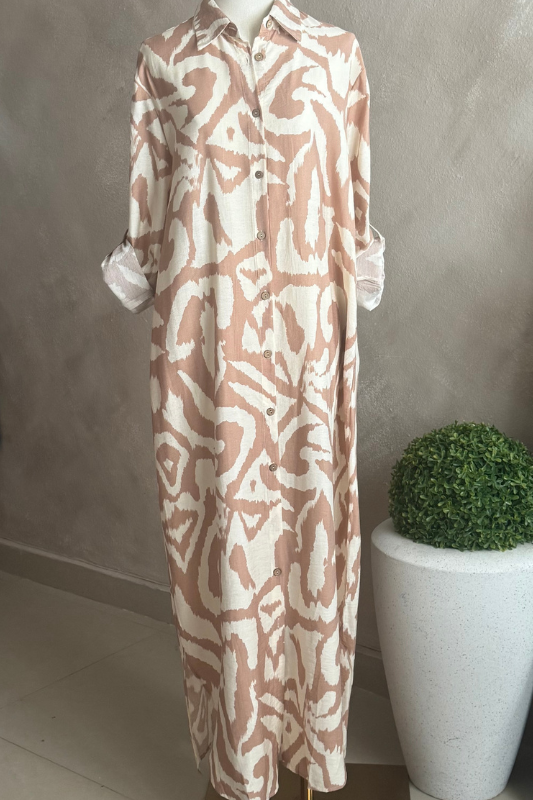 Lola Button Maxi Dress