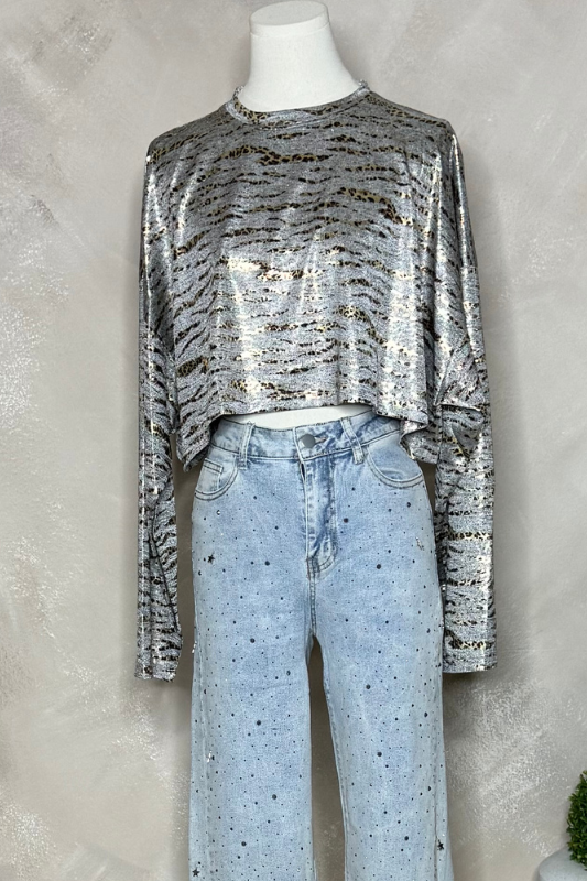 Wild Metallic Top